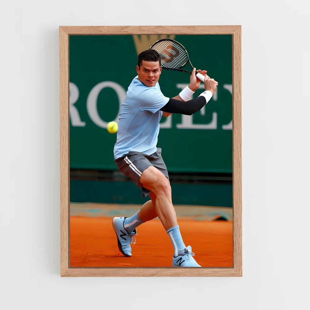 Poster Milos raonic – affiche Tennis (vue 4)